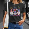 Funny Patriotic Usa American Gnomes 4Th Of July Unisex T-Shirt Gifts for Her