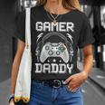 Gamer Daddy Video Gamer Gaming Unisex T-Shirt Gifts for Her