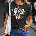 Gay Af Lgbt Pride Rainbow Flag March Rally Protest Equality Unisex T-Shirt Gifts for Her