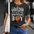 Grandma Of The Birthday Boy Party A Favorite Boy Basketball Unisex T-Shirt Gifts for Her