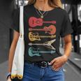 Guitar Lover Retro Style Gift For Guitarist Unisex T-Shirt Gifts for Her