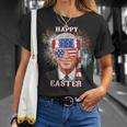 Happy Easter Confused Joe Biden 4Th Of July Funny Unisex T-Shirt Gifts for Her