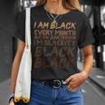 I Am Black Every Month Juneteenth Blackity Unisex T-Shirt Gifts for Her