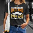 I Have Two Titles Dad And Papa And I Rock Them Both V2 Unisex T-Shirt Gifts for Her