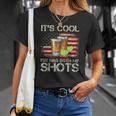 Its Cool Ive Had Both My Shots American Flag 4Th Of July Unisex T-Shirt Gifts for Her