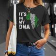 Its In My Dna Proud Nigeria Africa Usa Fingerprint Unisex T-Shirt Gifts for Her