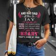 Jay Name And God Said Let There Be Jay T-Shirt Gifts for Her
