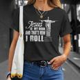 Jesus Is My Rock And Thats How I Roll Ee Unisex T-Shirt Gifts for Her
