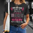 Juli Name And God Said Let There Be Juli T-Shirt Gifts for Her