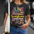 June Girl 1972 50 Birthday 50 Year Awesome Since 1972 Unisex T-Shirt Gifts for Her
