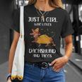 Just A Girl Who Loves Dachshund And Tacos For Dachshund Lovers Unisex T-Shirt Gifts for Her