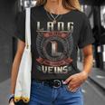 Lang Blood Run Through My Veins Name V5 Unisex T-Shirt Gifts for Her