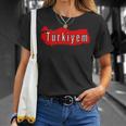 M Turkey Flag Futball Turkish Soccer 9 Shirt Unisex T-Shirt Gifts for Her