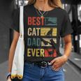 Mens Best Cat Dad Ever Funny Fathers Day Gifts 461 Trending Shirt Unisex T-Shirt Gifts for Her