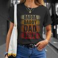 Mens Dada Daddy Dad Bruh Fathers Day Unisex T-Shirt Gifts for Her