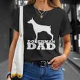 Mens Doberman Dad Dobie Pinscher Doberman Unisex T-Shirt Gifts for Her