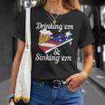 Mens Men Or Women Drinking Yard Game - Funny Cornhole Unisex T-Shirt Gifts for Her