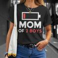 Mom Of 2 Boys Shirt From Son Mothers Day Birthday Women Active 154 Trending Shirt Unisex T-Shirt Gifts for Her