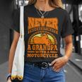 Motorcycle Grandpa Biker S Funny 499 Shirt Unisex T-Shirt Gifts for Her