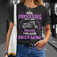 Motorcycle Real Princesses Wear Biker 483 Shirt Unisex T-Shirt Gifts for Her