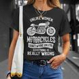 Motorcycles Dont Whine Unless 468 Shirt Unisex T-Shirt Gifts for Her