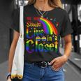 No One Should Live In A Closet Lgbt-Q Gay Pride Proud Ally Unisex T-Shirt Gifts for Her