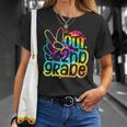 Peace Out 2Nd Grade Graduation Last Day Of School Tie Dye Unisex T-Shirt Gifts for Her
