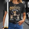 Pembroke Welsh Corgi Untoasted Toasted Burnt Dog Lovers Unisex T-Shirt Gifts for Her