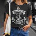 Pontoon Boat Anchor Captain Captoon Unisex T-Shirt Gifts for Her