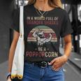 Pop Pop Grandpa In A World Full Of Grandpa Sharks Be A Poppopcorn T-Shirt Gifts for Her