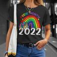 Pride Month 2022 Lgbt Rainbow Flag Gay Pride Ally Unisex T-Shirt Gifts for Her