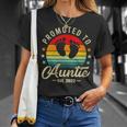 Promoted To Auntie Est 2022 Unisex T-Shirt Gifts for Her