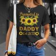 Promoted To Daddy Est 2022 Sunflower Unisex T-Shirt Gifts for Her