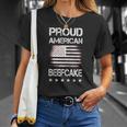 Proud American Beefcake Fourth Of July Patriotic Flag T-shirt Gifts for Her