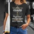 Proud Army National Guard Boyfriend Flag US Military Unisex T-Shirt Gifts for Her
