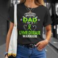 Proud Dad Of A Lyme Disease Warrior Unisex T-Shirt Gifts for Her