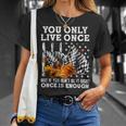 Racing You Only Live Once Unisex T-Shirt Gifts for Her