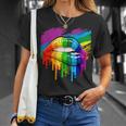 Rainbow Lips Lgbt Pride Month Rainbow Flag Unisex T-Shirt Gifts for Her