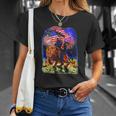 Republican President Donald Trump Riding War Lion Unisex T-Shirt Gifts for Her