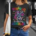 Stepdad Of The Birthday Astronaut Boy Space Theme Kids Unisex T-Shirt Gifts for Her