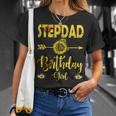 Stepdad Of The Birthday Girl Dad Sunflower Gifts Unisex T-Shirt Gifts for Her