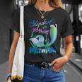 Stepdad Of The Birthday Mermaid Matching Family Unisex T-Shirt Gifts for Her