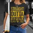 Straight Outta 8Th Grade Graduation 2022 Class Eighth Grade V3 Unisex T-Shirt Gifts for Her