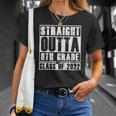 Straight Outta 8Th Grade School Class 2022 Graduation Gifts Unisex T-Shirt Gifts for Her