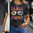 Tie Dye Class Dismissed Last Day Of School Teacher Unisex T-Shirt Gifts for Her