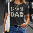 Tractor Dad Farming Father Farm Lover Farmer Daddy V2 Unisex T-Shirt Gifts for Her