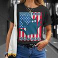 Ultra Maga Madafakas Cat American Flag Unisex T-Shirt Gifts for Her