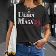 Ultra Maga Retro Style Red And White Text Unisex T-Shirt Gifts for Her