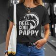 Vintage Reel Cool Pappy Fishing Fathers Day Gift Unisex T-Shirt Gifts for Her