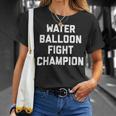 Water Balloon Fight Champion Summer Camp Games Picnic FamilyShirt Unisex T-Shirt Gifts for Her